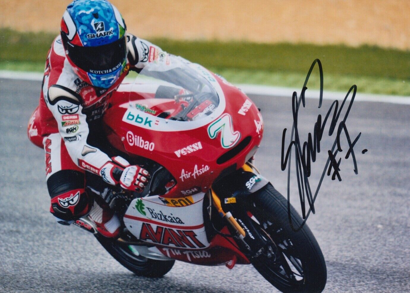 EFREN VAZQUEZ HAND SIGNED 7X5 Photo Poster painting MOTOGP 125CC AUTOGRAPH