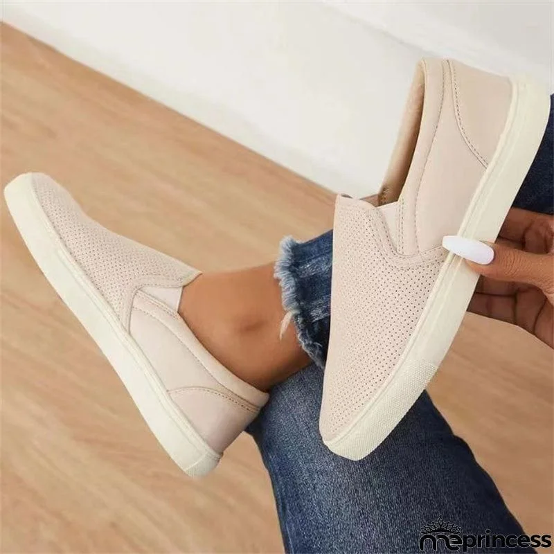 Women's Minimalist Breathable Cozy Slip-on Canvas Loafers