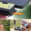 Multifunctional folding outdoor camping scissors screw set keychain Swiss Army knife