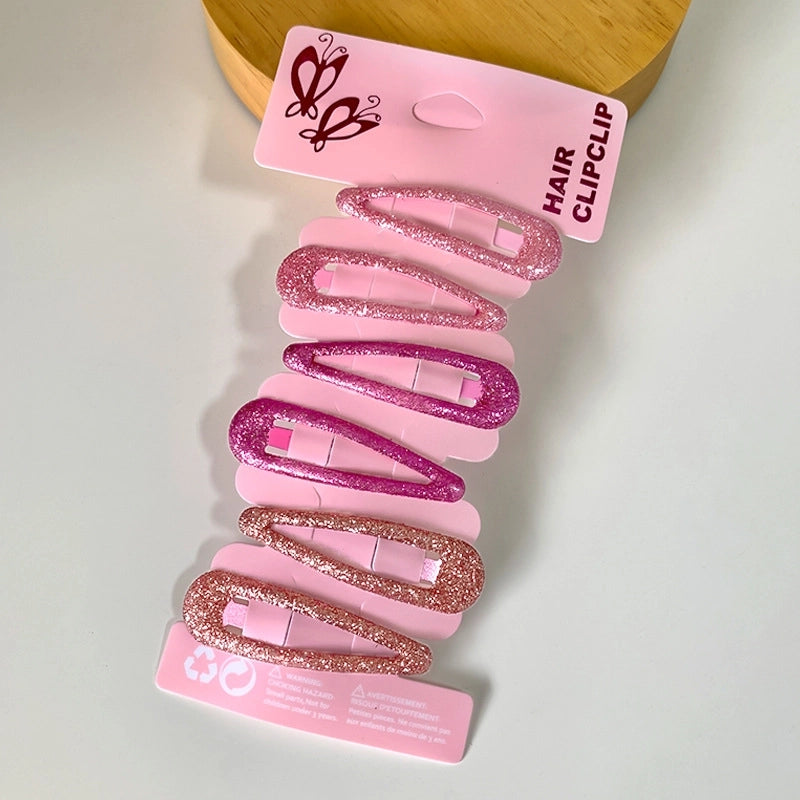 Minimalist Classic Style Kid’S Solid Color Arylic Sequins Hair Clip