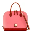D & B Pebble Grain Zip Satchel[Buy 2 Get Freeshipping]