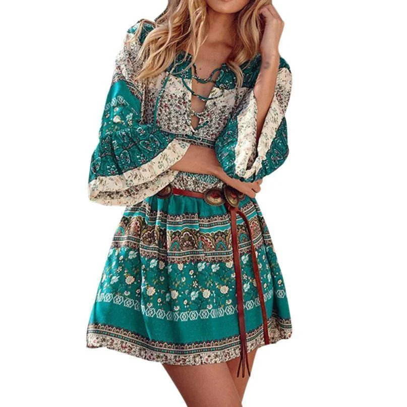 Iris Short™ - Short Boho Summer Dress