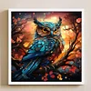 【Limited Stock Sale】Owl - 11CT Stamped Cross Stitch 50*50cm/19.69*19.69in