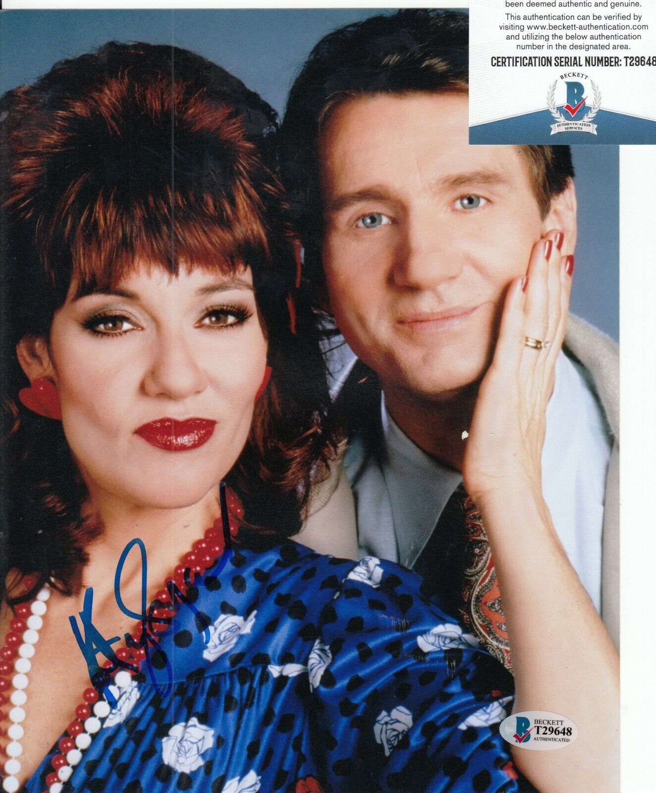 KATEY SAGAL signed (MARRIED WITH CHILDREN) 8X10 Photo Poster painting *Peg Bundy* BECKETT T29648