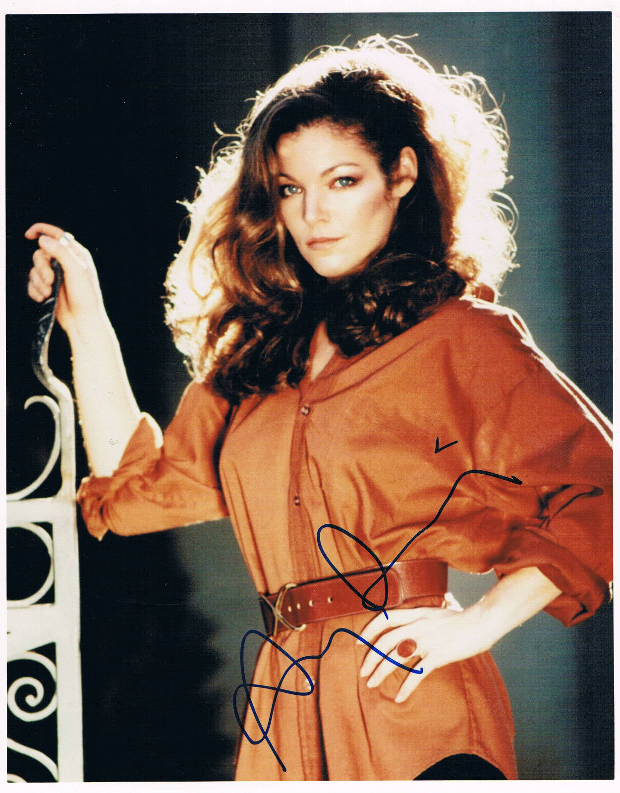 Amy Irving genuine autograph Photo Poster painting 8x10