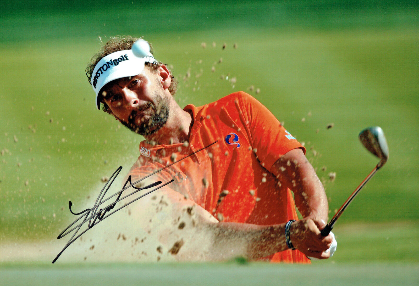 Joost LUITEN SIGNED Autograph Golf 12x8 Photo Poster painting AFTAL COA Abu Dhabi Championship