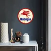 Mobilgas Gas Station - Round Metal Tin Signs(12*12Inch) - Garage