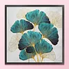 Ginkgo Leaf  - 9CT Partial Beaded Cross Stitch Kit(45x45cm)