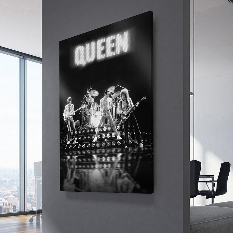 Queen Concert liveing Canvas Wall Art