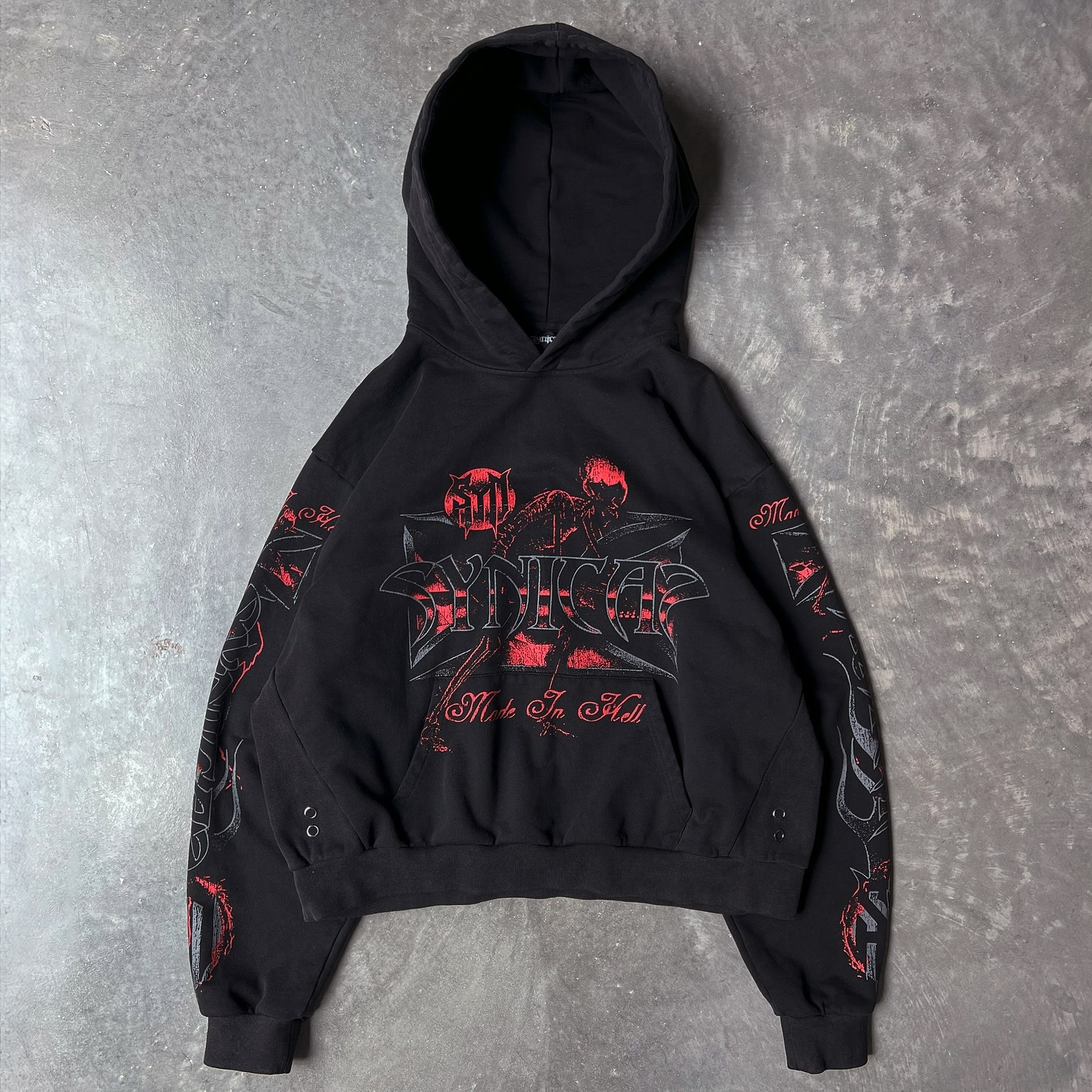 Personalized street style print hoodie