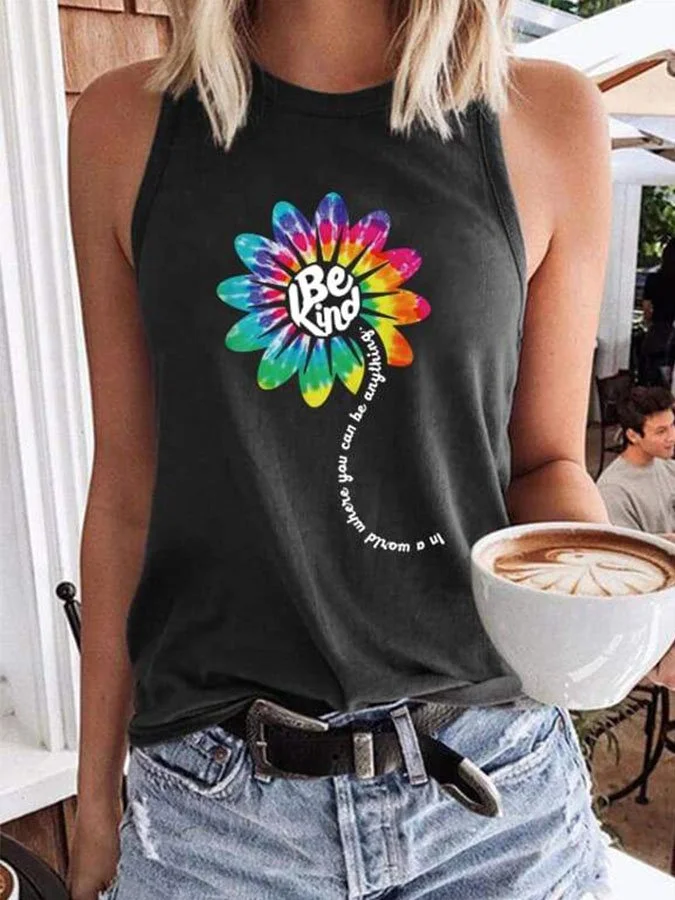 Floral Pattern Vest