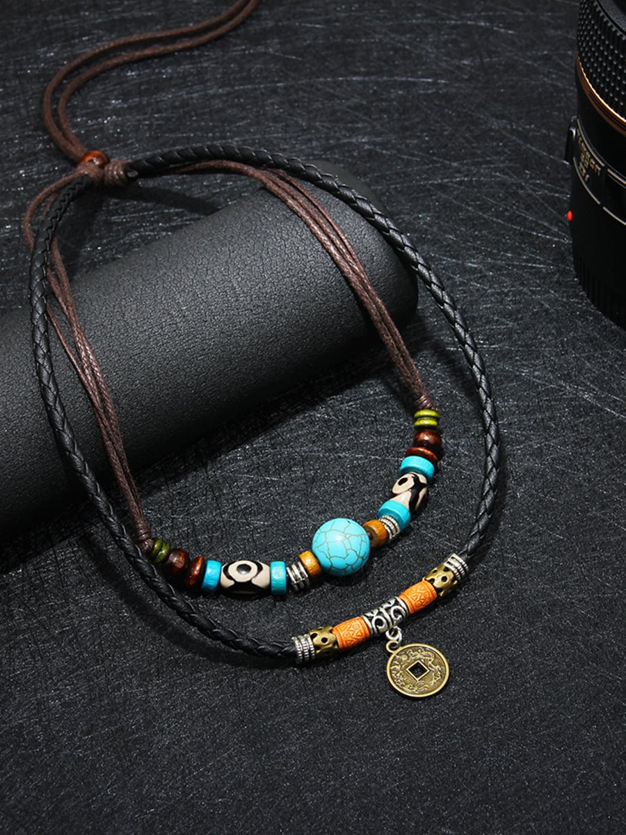 Simple men's necklace jewelry