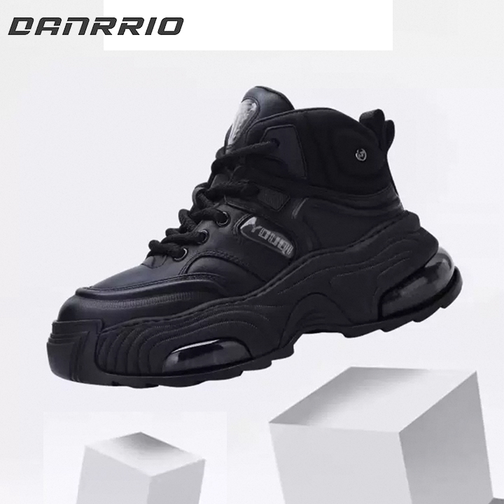 DANRRIO Leather Fashion Casual Booster Cowhide High Top Casual Sneakers DANRRIO.COM DANRRIO