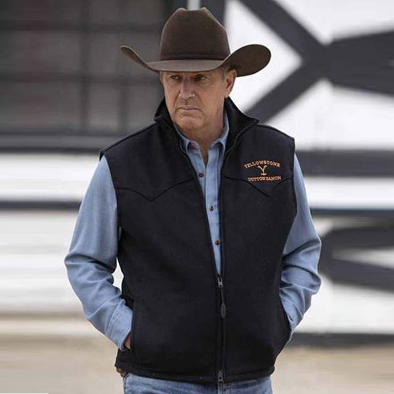 Yellowstone Dutton Ranch Vest Bomber Jacket