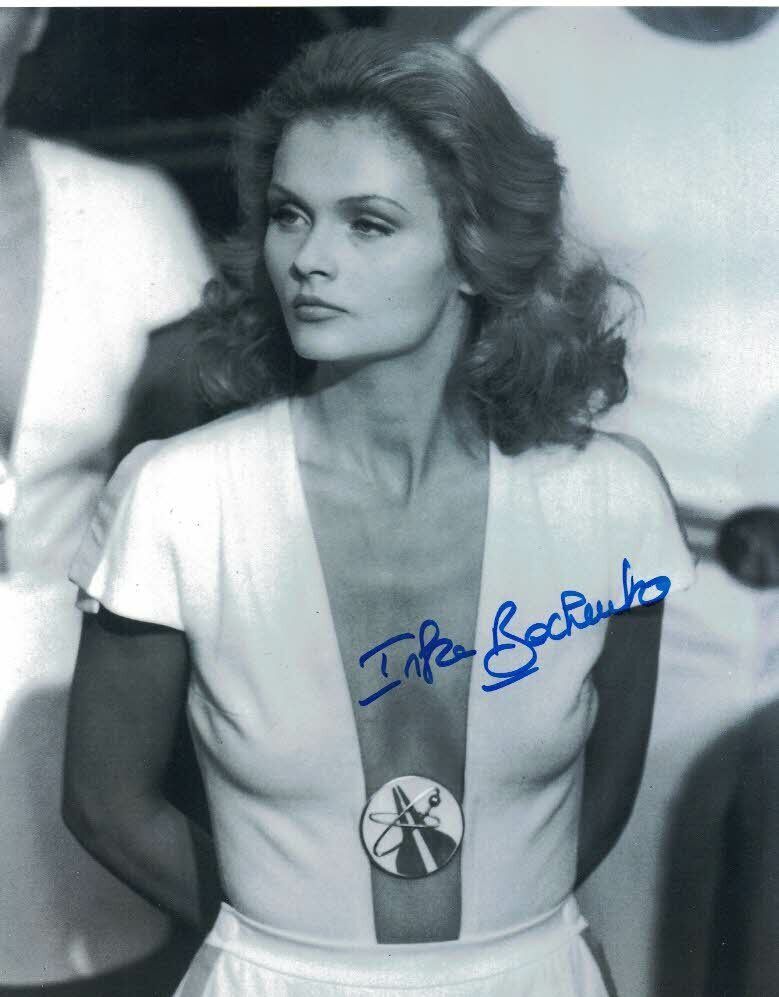 IRKA BOCHENKO - Blonde Beauty/ Drax Girl in Moonraker hand signed 10 x 8 Photo Poster painting