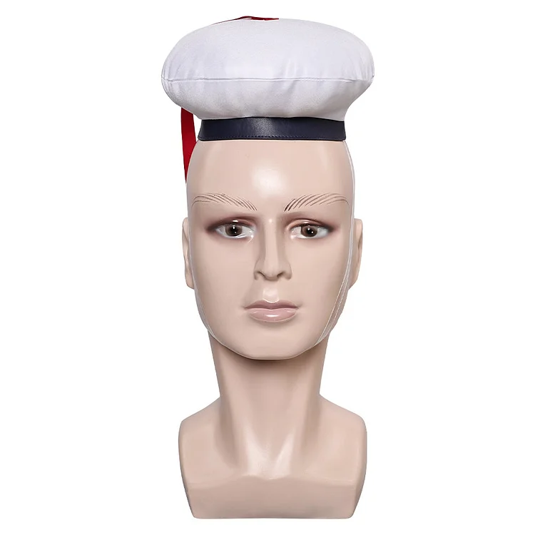 Movie Ghostbusters: 2024 Stay Puft Marshmallow Man White Hat Accessories Halloween Carnival Props