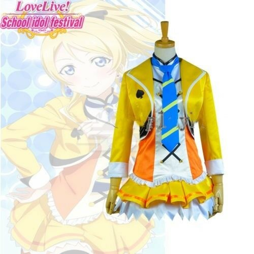 Lovelive Sunny Day Song Eli Ayase Cosplay Costume