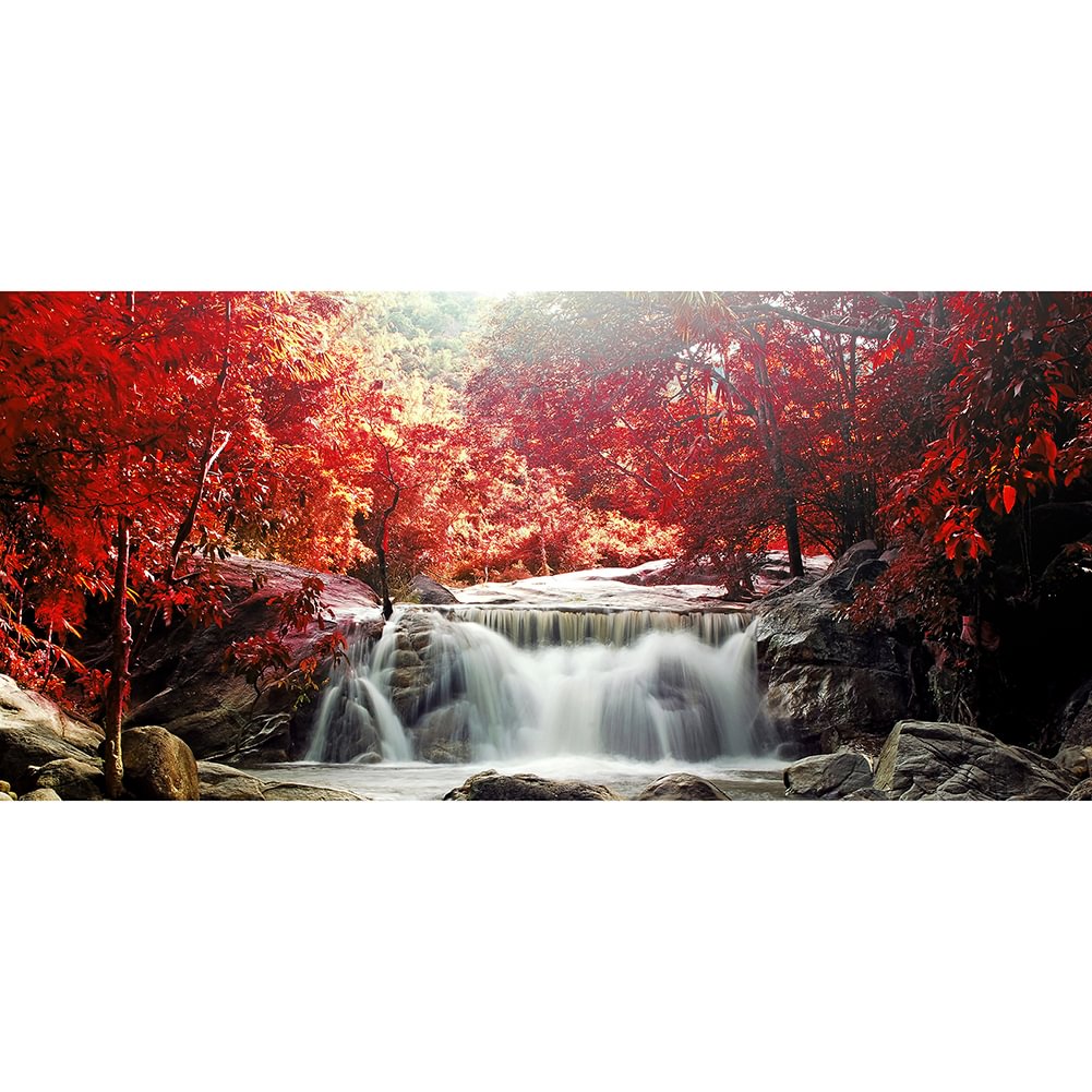 Diamond Painting - Full Round - Mountain Scenery(80*40cm)
