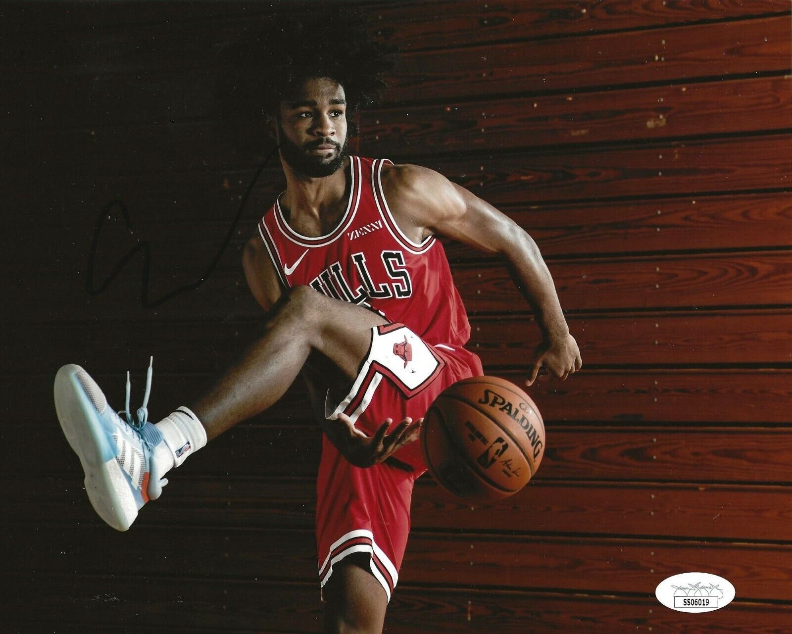 Coby White signed Chicago Bulls 8x10 Photo Poster painting autographed 4 JSA