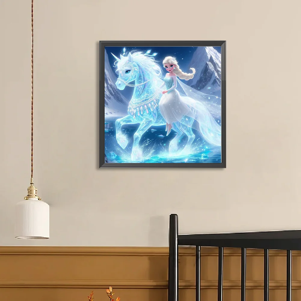Diamond Painting - Full Round Drill - Princess Elsa(Canvas|40*40cm)