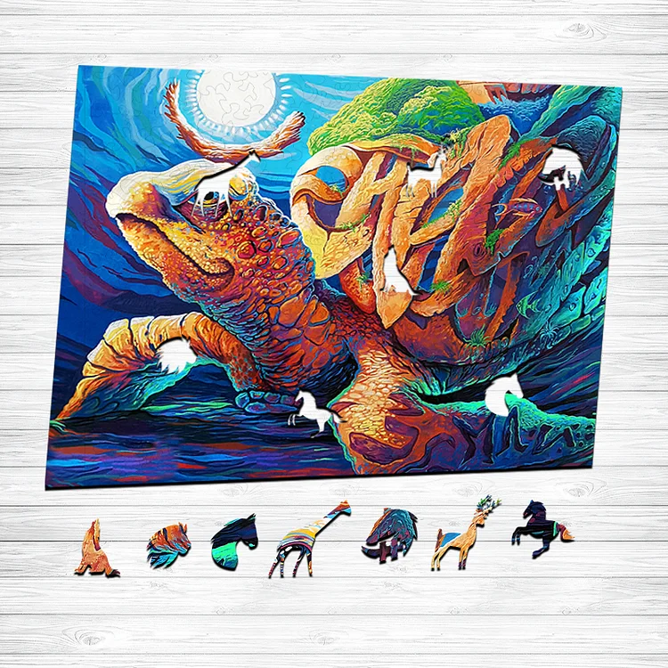 Ericpuzzle™ Ericpuzzle™Sea Turtle Wooden Puzzle