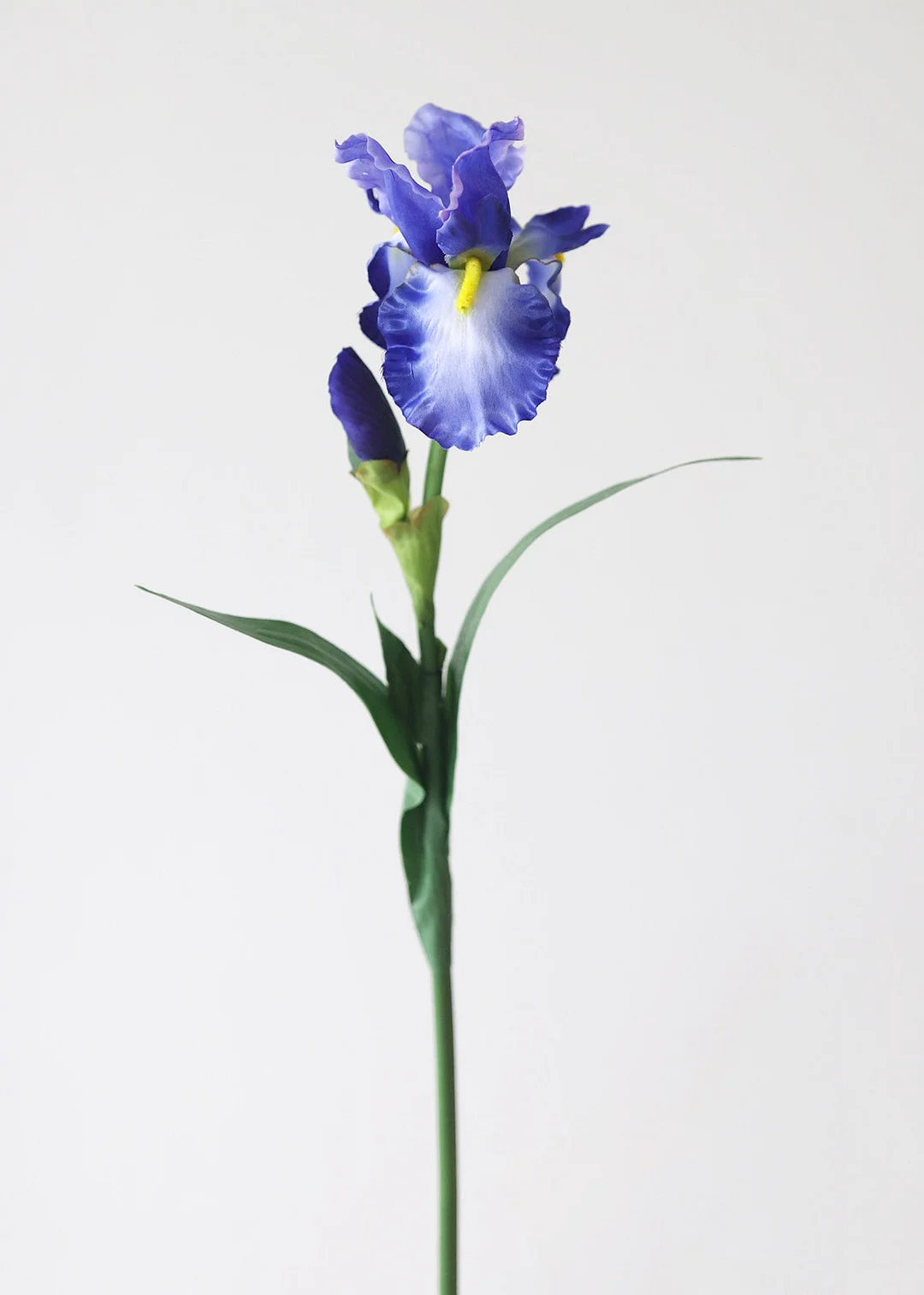 Artificial Bearded Iris in Violet Blue - 32"