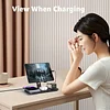 Tablet Phone Holder Magsafe Magnetic Three-in-one Wireless Charger Desktop Fast Charging Base Foldable 4-in-1 Charging Base Multiple Apple Device Wireless Charging Station, Suitable for Huawei Apple 15 iPhone 14 Charging Universal Apple Watch 9 Watch