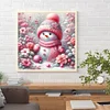 Diamond Painting-DIY Full Round Drill Xnas Snowman