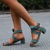 Gioiacombo&trade; Nuovi sandali con tacco alto in pelle con fiocco alla moda da donna