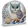 Acrylic Owl Diamond Painting Paper Towel Napkin Holder for Adults Kids Art Crafts