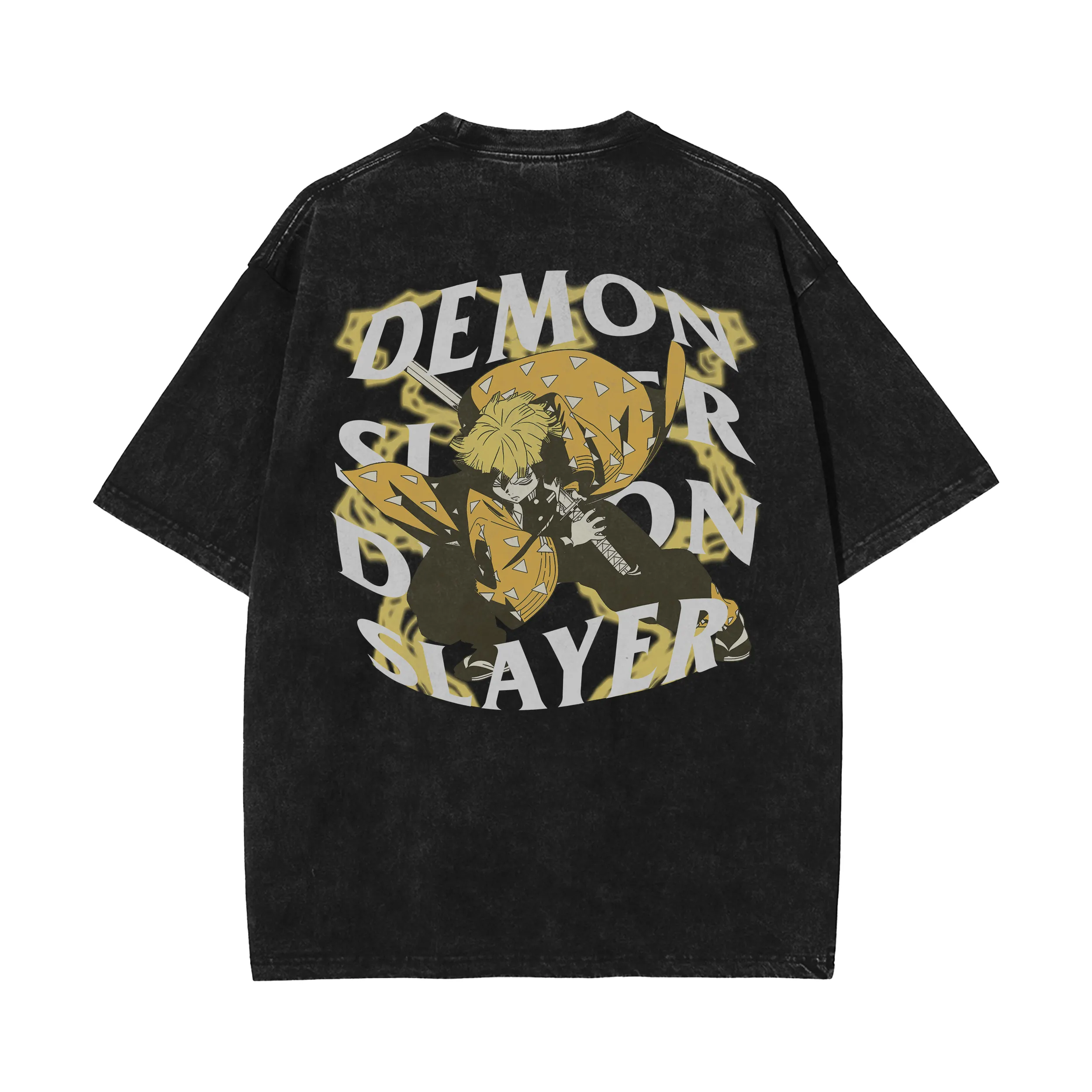 Zenitsu Agatsuma 2.0 Vintage Oversized T-Shirt | Demon Slayer