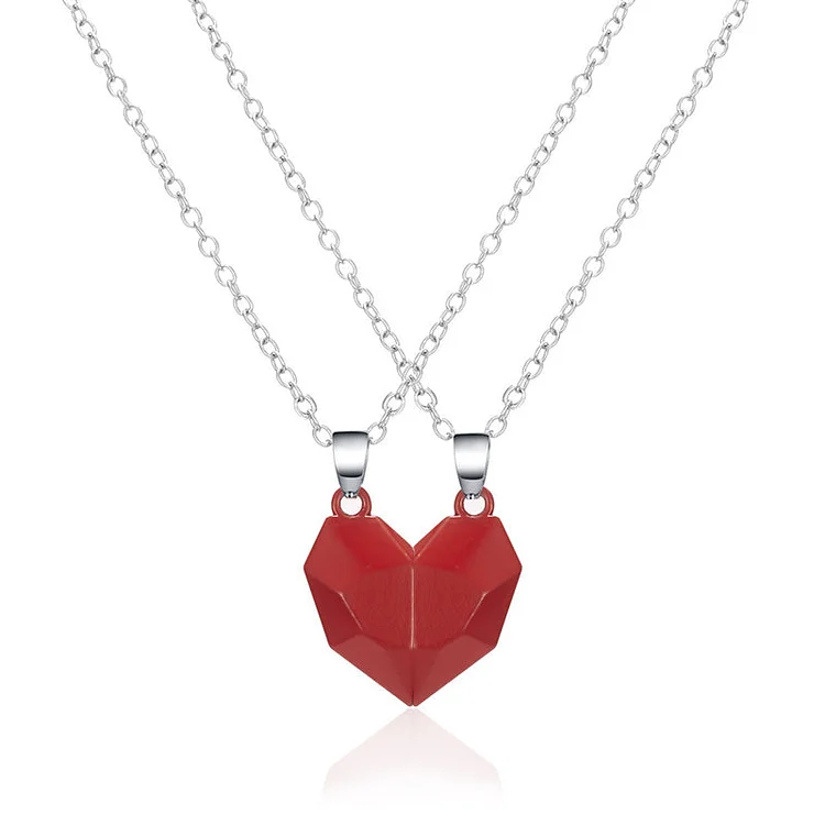 Heart broken collarbone chain heart-shaped necklace
