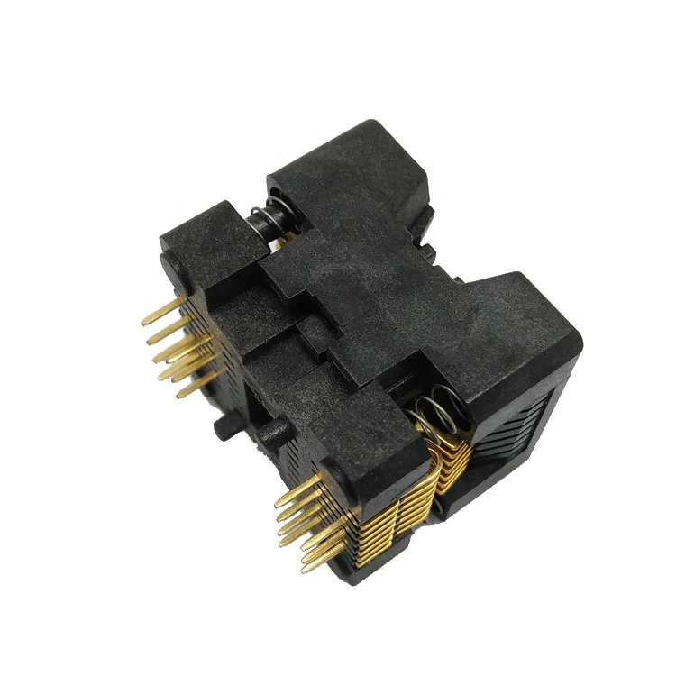 SOP14 Aging Burn in Socket Test Socket Conversion Block OTS-16-1.27-03 Programming Block SOP 14 Pin IC Socket