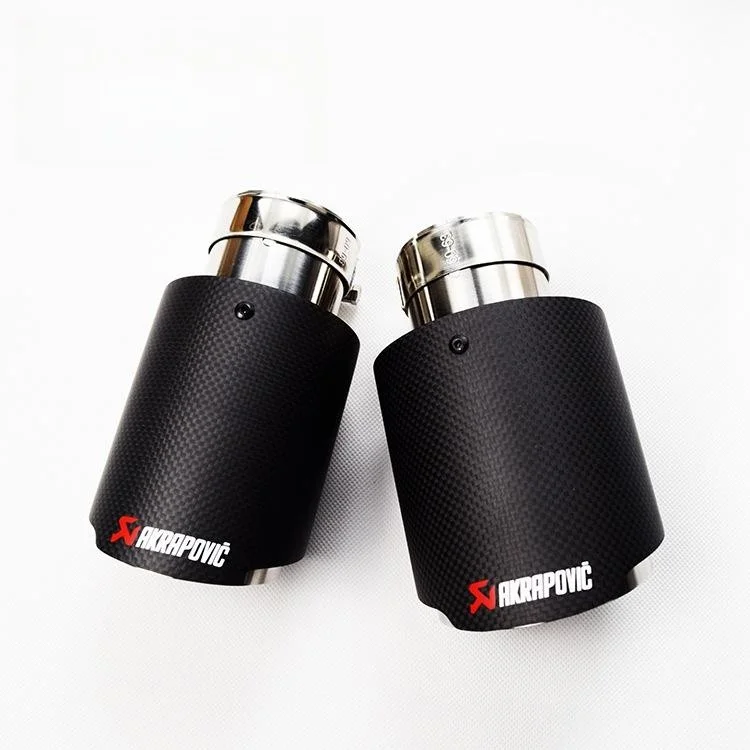 Car modified carbon fiber LED luminous exhaust pipe