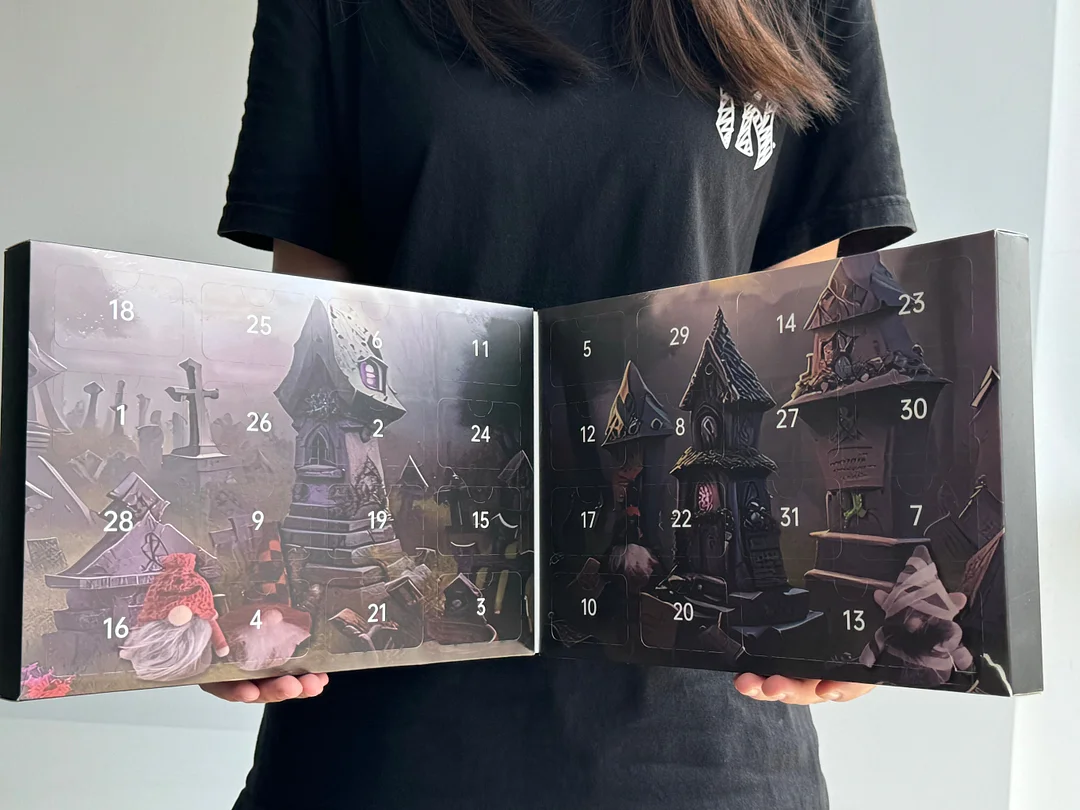 2024 Halloween Countdown Advent Calendar Gnome Blind Box（Save 49% in the last week of pre-sale）