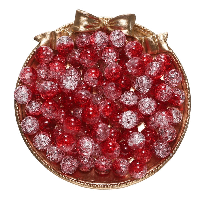 50 PCS/Package Diameter 10mm Diameter 4mm Diameter 8mm Glass Solid Color Jewelry Accessories