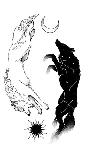 Tattoo Sticker Little Half Face Cat Element Small Animal Flower Water Transfer Temporary Fake Body Art Tatoo for Kid Girl Boy