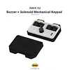 Mini Mechanical Keyboard Wired RGB Buzzer + Solenoid Valve Aluminum Office Gaming Keyboard Gamer Gift
