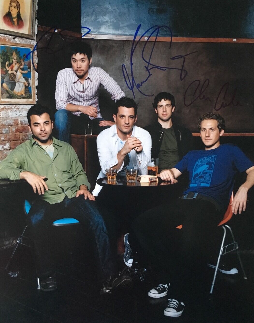 O.A.R. BAND SIGNED 11x14 Photo Poster painting SIGNED 3 MEMBERS LEAD SINGER MARC ROBERGE RARE!!