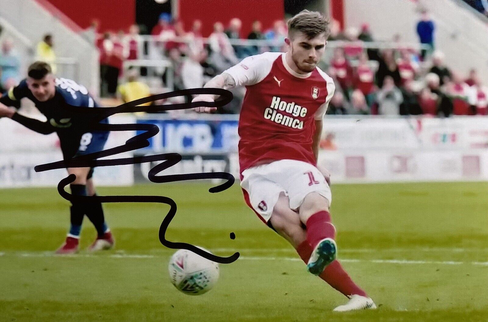 Ryan Manning Genuine Hand Signed Rotherham United 6X4 Photo Poster painting