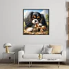 King Charles Cavaliers Dog-14CT Counted Cross Stitch 40*40cm tapestrymarket