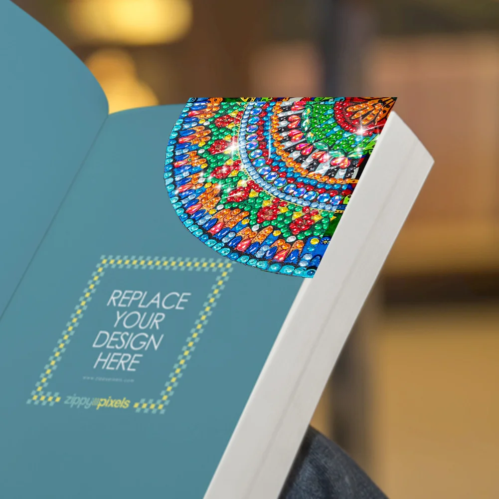 DIY Corner Bookmark Art Craft 5D Dot Drill Book Mark for Presents