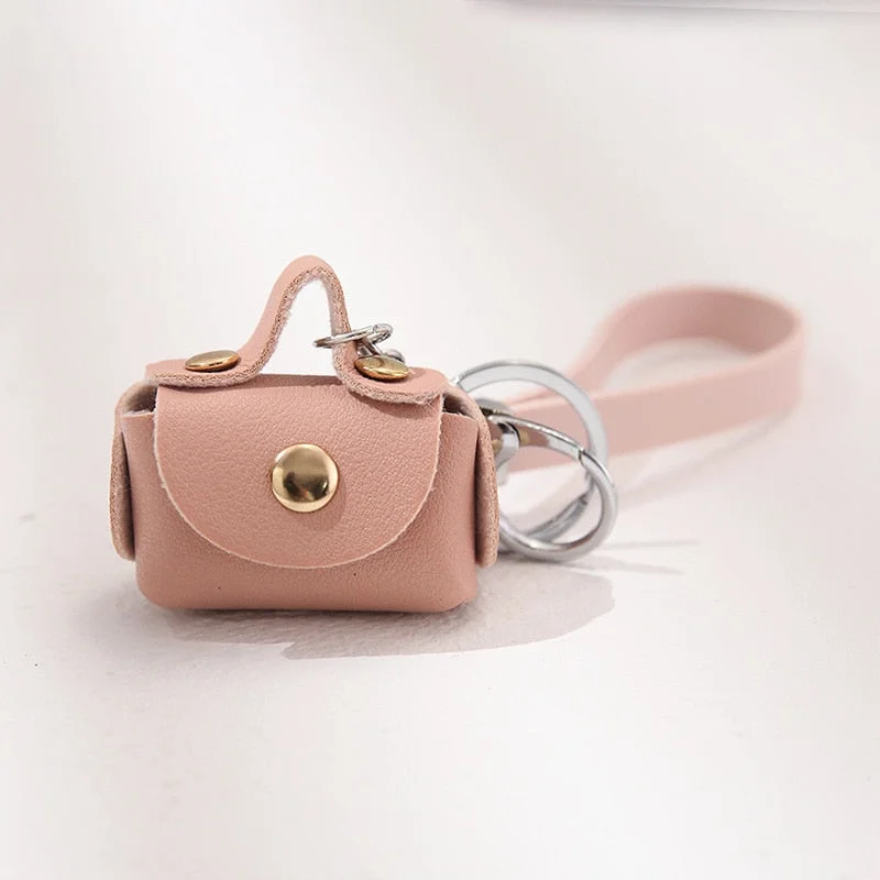 Cute Coin Purses Women's Bags Mini Portable Storage Bag Girls Small Earphone Box Soft Leather Housekeeper Keychain Wallet Pouch