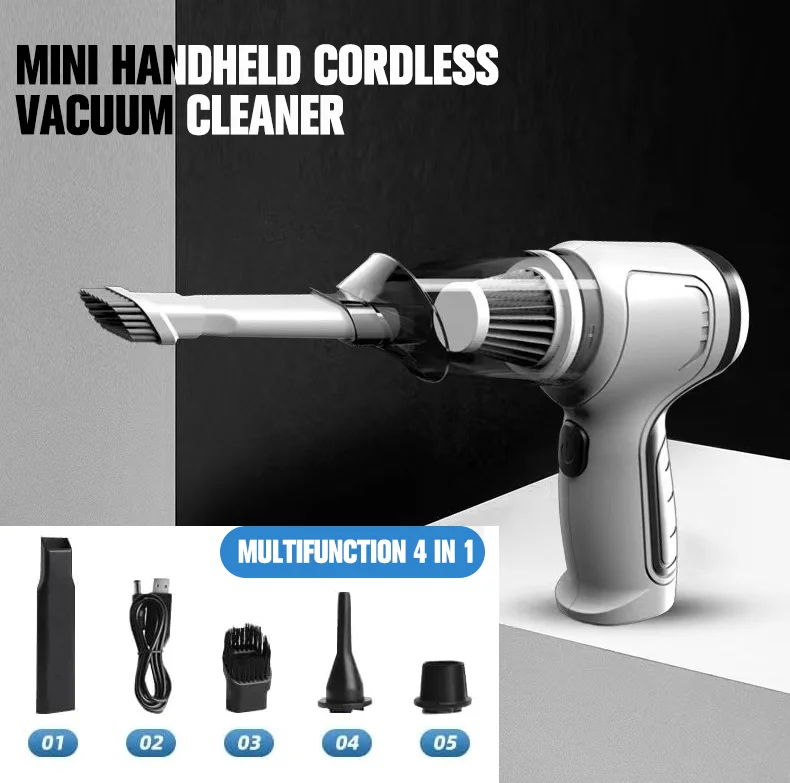 ❤️BEST SALE 50% off🔥Mini 3 in 1 Brushless Motor Wireless Handheld Vacuum