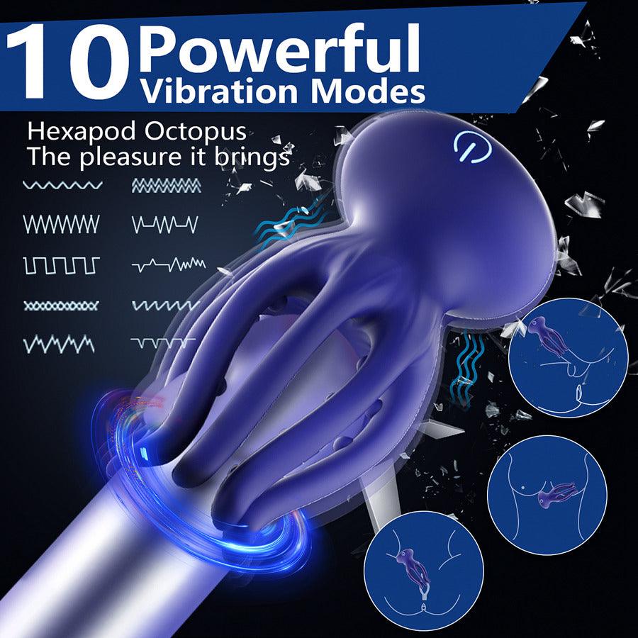 Octopus Male Penis Trainer Penis Vibrator Massager