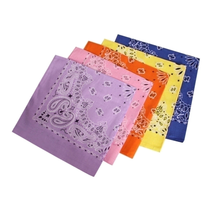 Unisex Retro Ethnic Style Flower Cotton Patchwork Bandanas