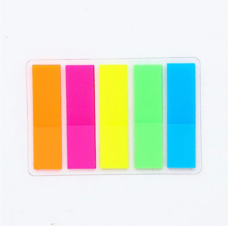 Fluorescence Adhesive Memo Pad Sticky Notes Bookmark Point It Marker Planner Sticker Office School Supply stationery decoration