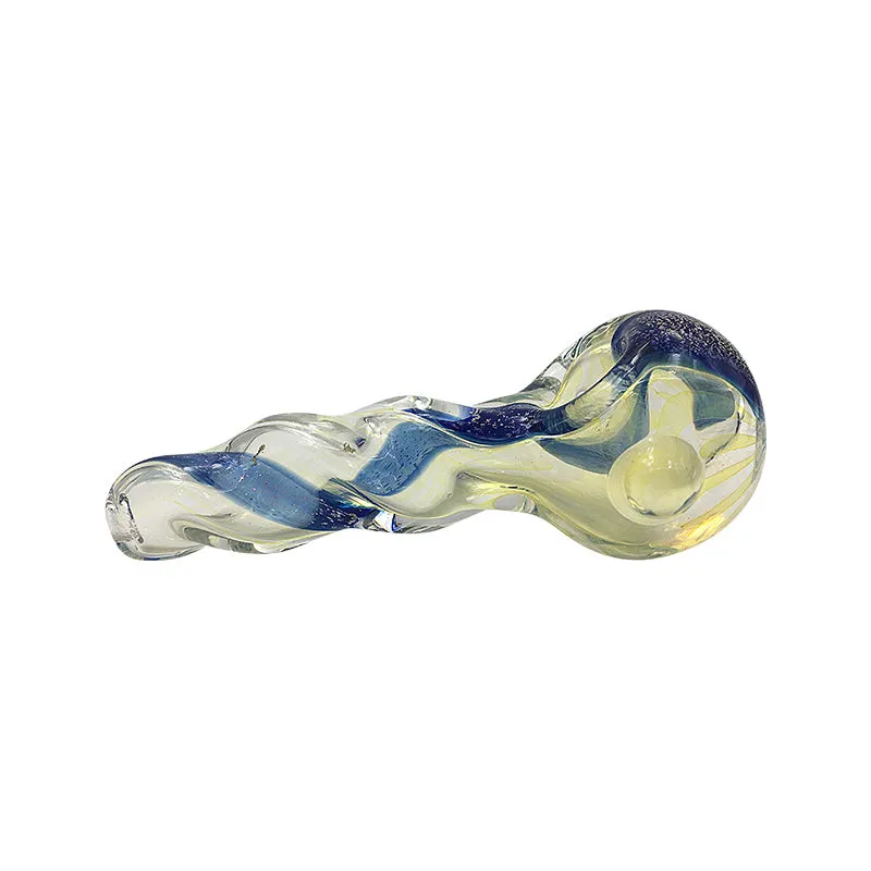 Newest Unique Design Glass Spoon Pipe Smoking Hand Pipe