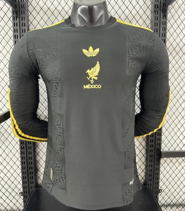 25-26 Mexico Gold Cup Long Sleeve Jersey - Player Edition