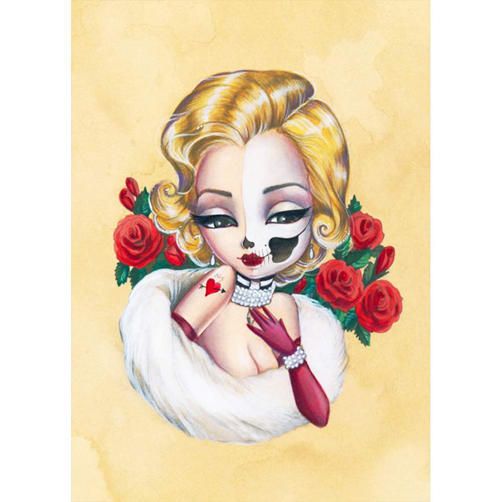 

Big Eyes Doll - Round Drill Diamond Painting - 30*40CM, 501 Original